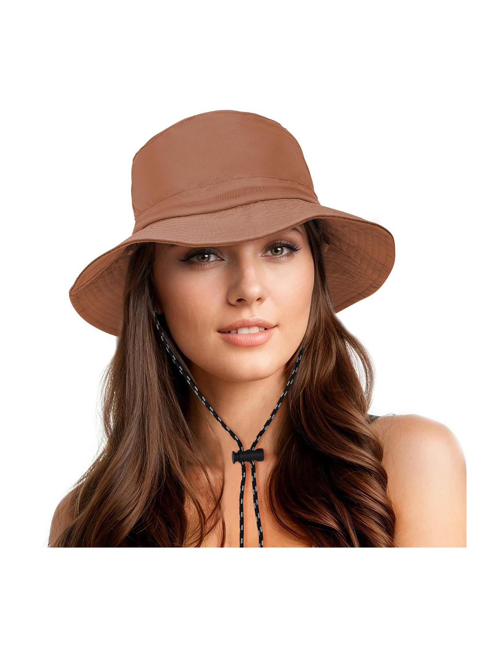 Waterproof Bucket Hats for Woman UPF 50+ Sun Hat | UV | Brick Red | Size OS